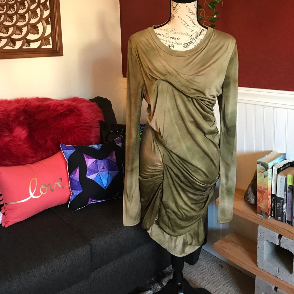 ISABEL MARANT Hand Dyed Silk Dress